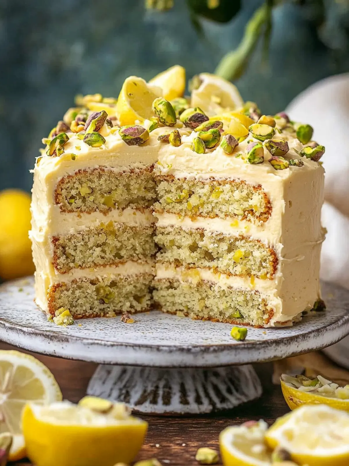 Lemon Pistachio Cake