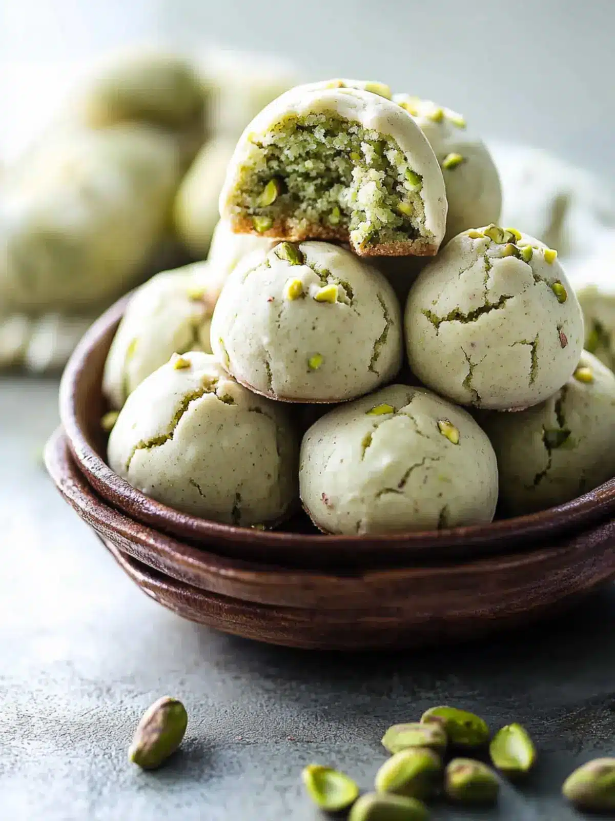 Pistachio Drop Cookies
