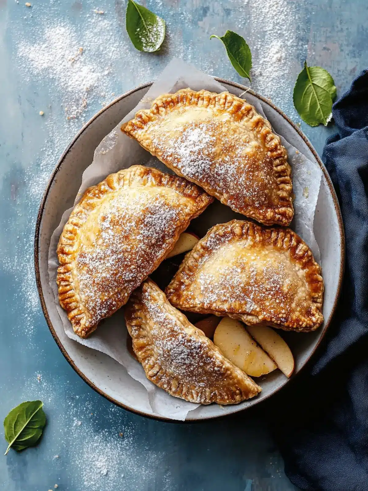 apple and caramel hand pies