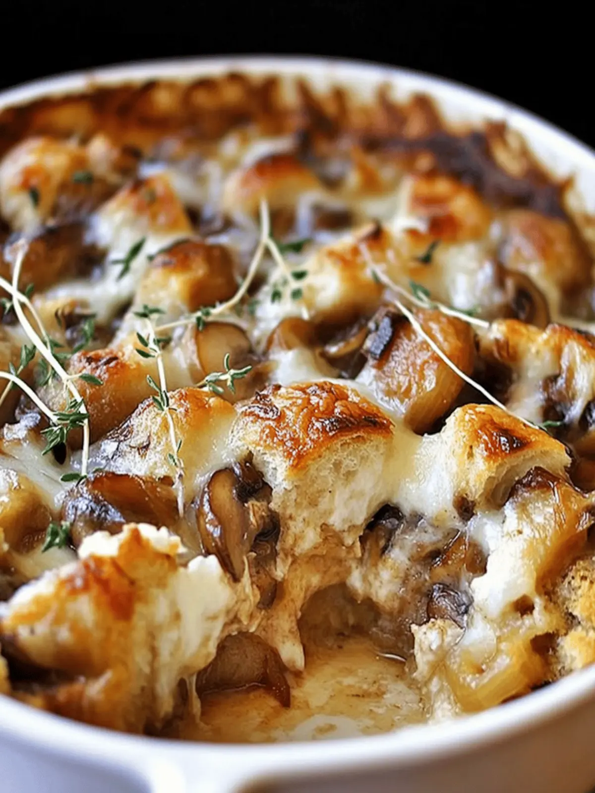 French Onion Mushroom Casserole: Cozy Comfort in Every Bite 3 French Onion Mushroom Casserole