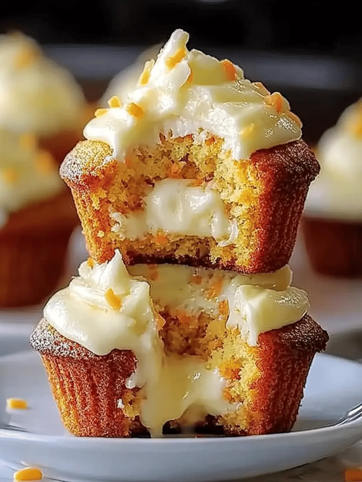 Delicious Carrot Cream Cheese Cupcakes for Sweet Joy 3 Carrot Cream Cheese Cupcakes