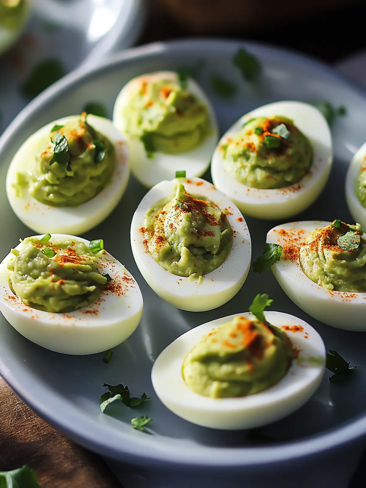 Avocado Deviled Eggs