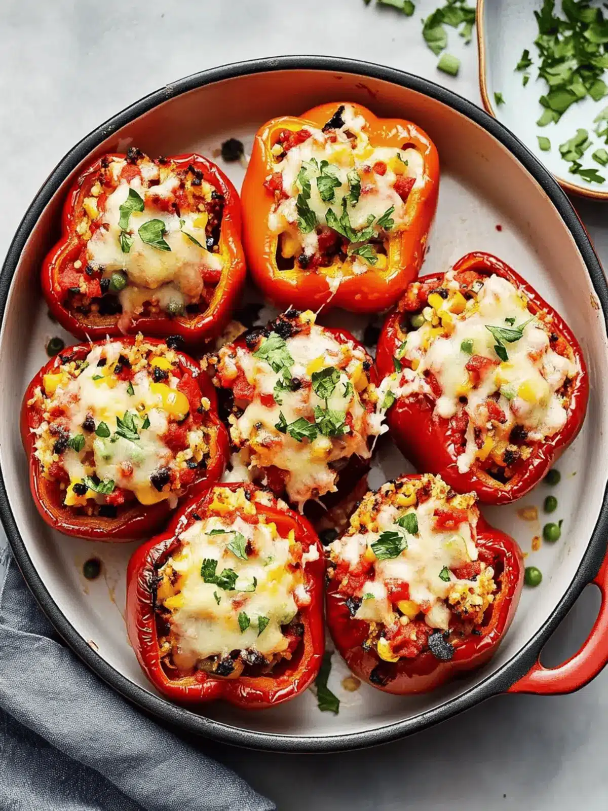 Heavenly Vegetarian Stuffed Peppers for Easy Weeknight Dinners 4 Vegetarian Stuffed Peppers