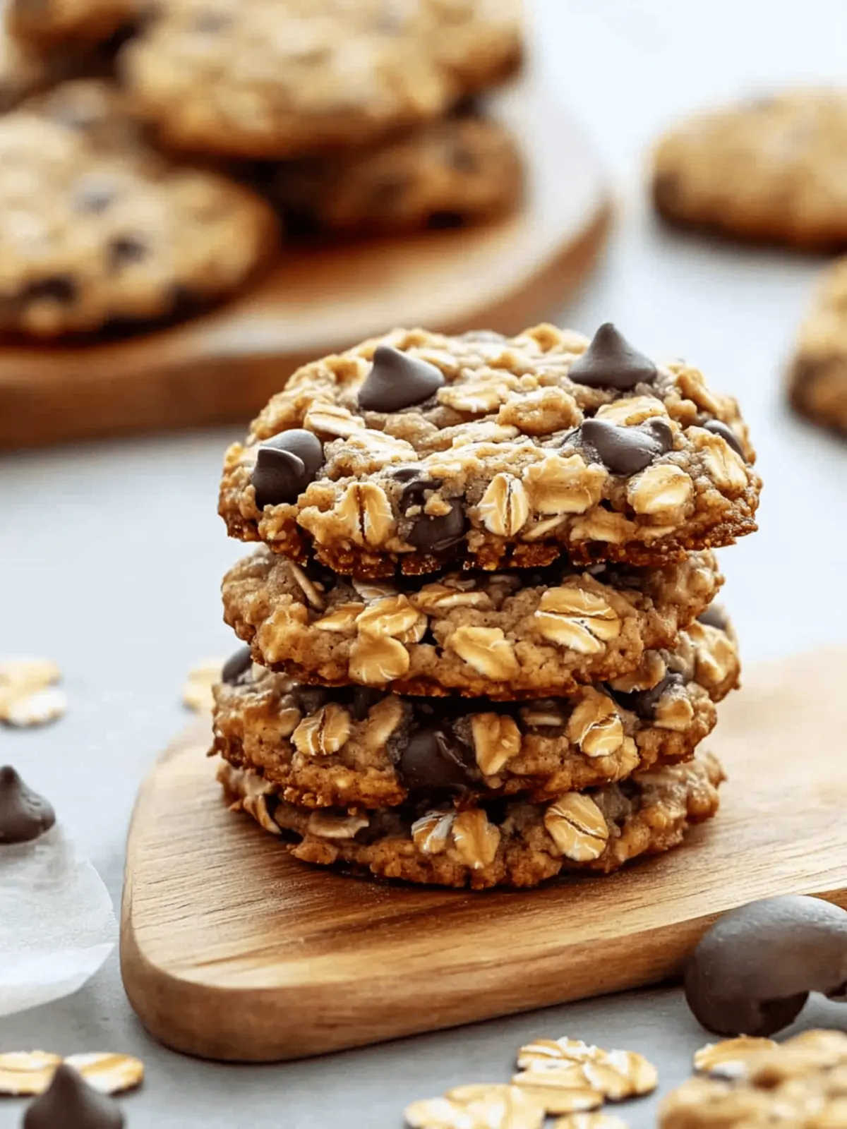 Healthy Banana Oatmeal Cookies  