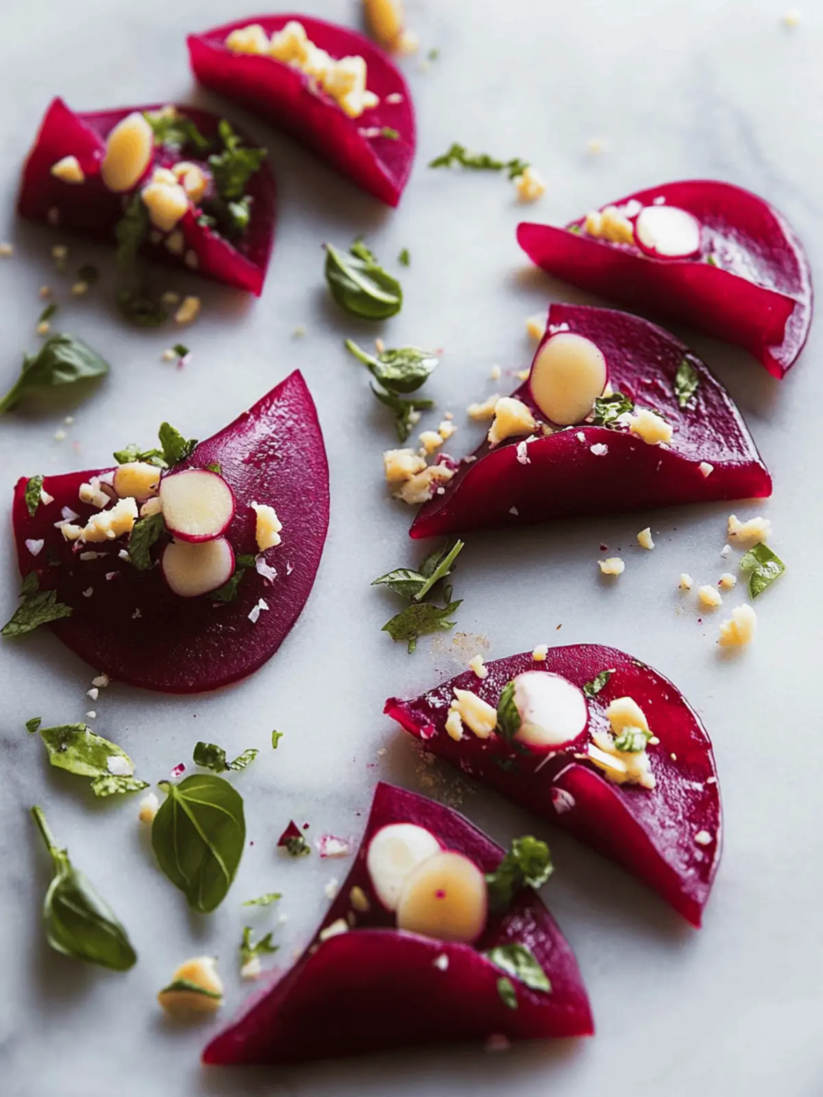 Raw Beet Ravioli with Vegan Cashew Cheese
