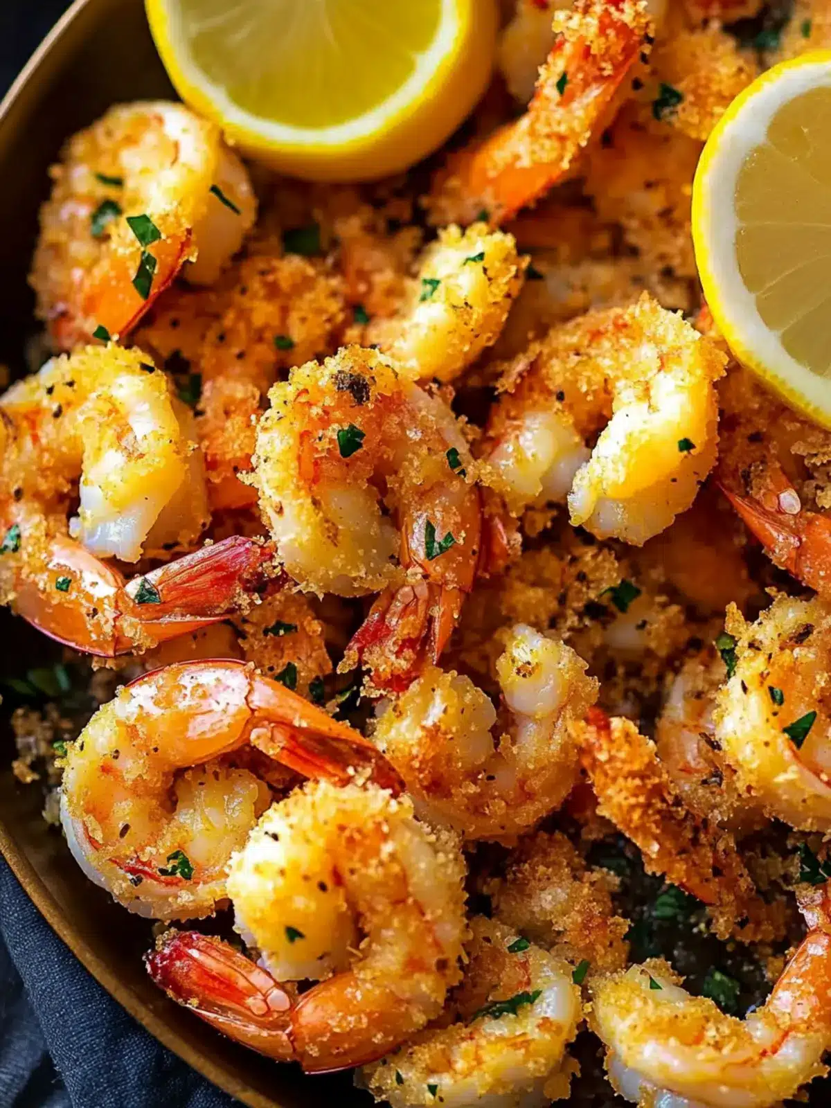 Crunchy Baked Shrimp in Garlic Butter Sauce (Prawns)