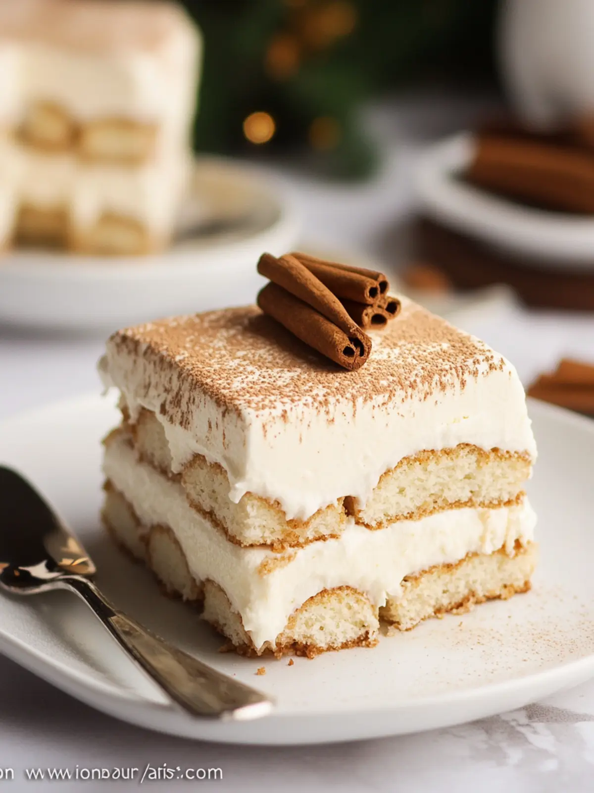 Eggnog Tiramisu