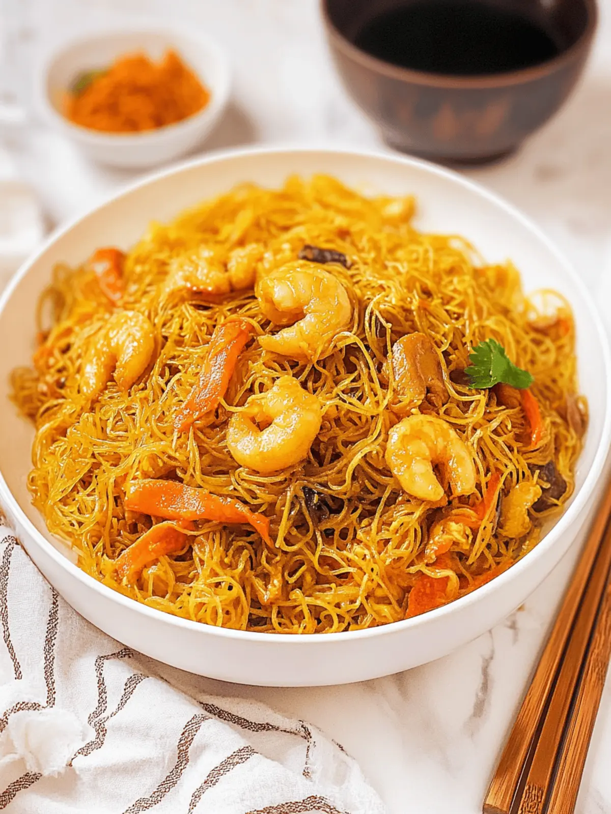 Singapore Noodles (Singapore Mei Fun)