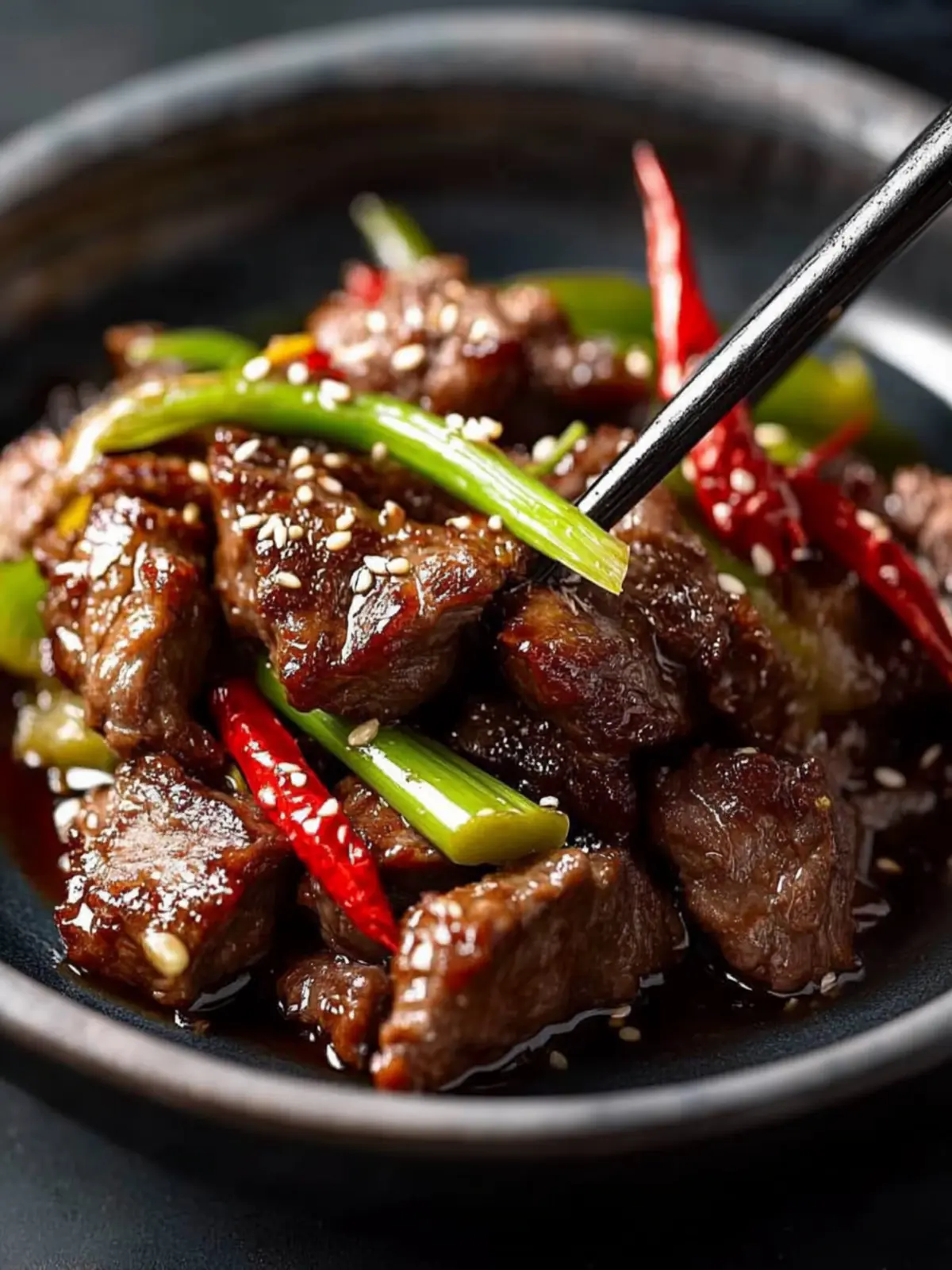 Chinese Lamb, Cumin & Leek Stir-fry