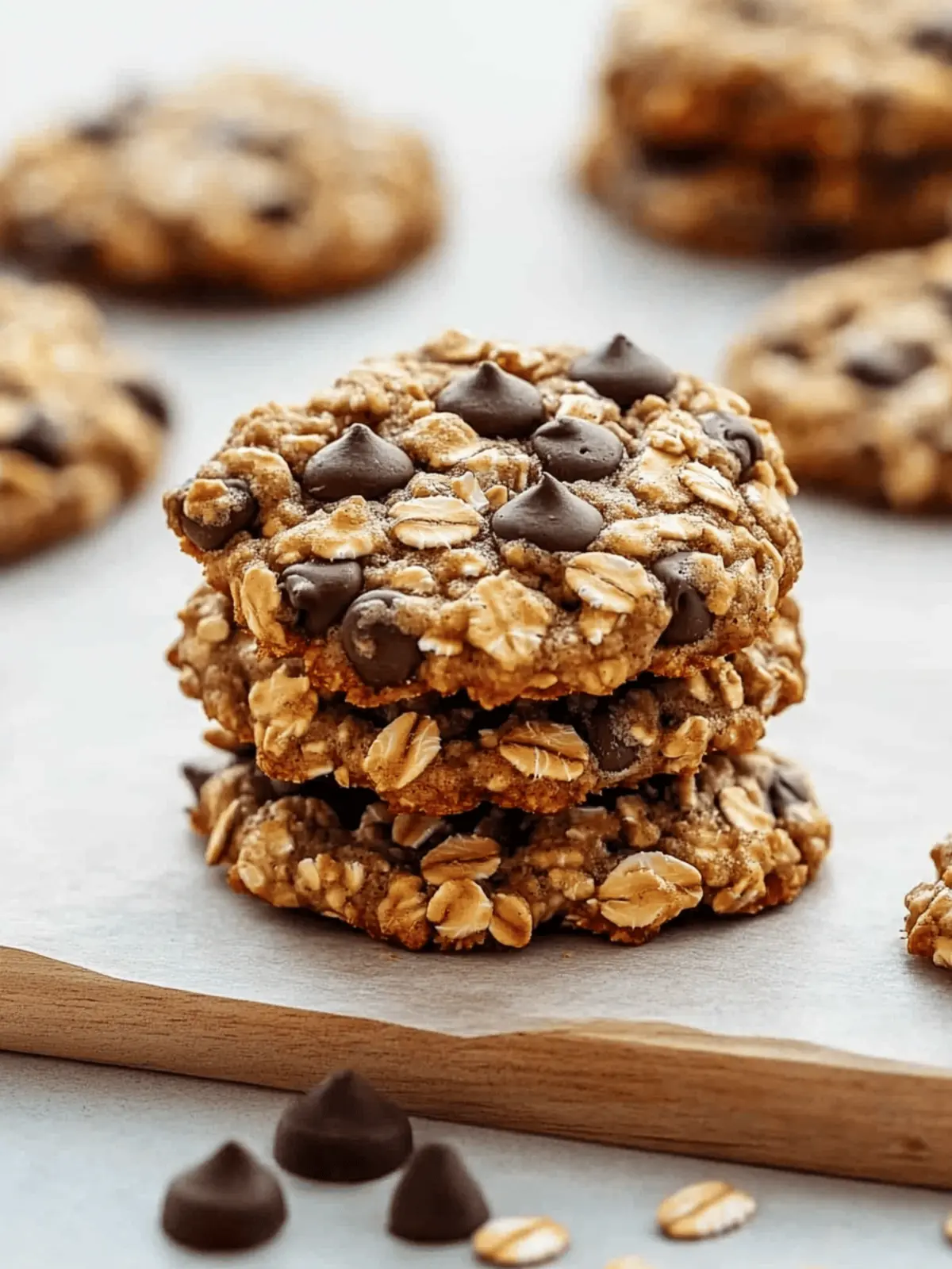 Healthy Banana Oatmeal Cookies  
