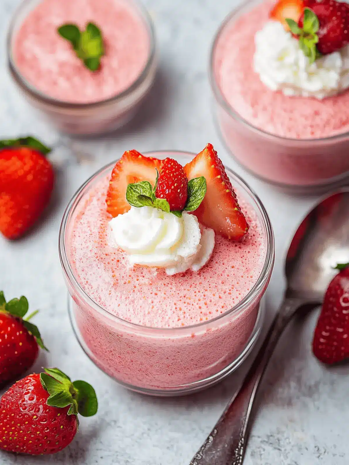 Light and Airy Strawberry Aquafaba Mousse for Summer Bliss 2 Strawberry Aquafaba Mousse
