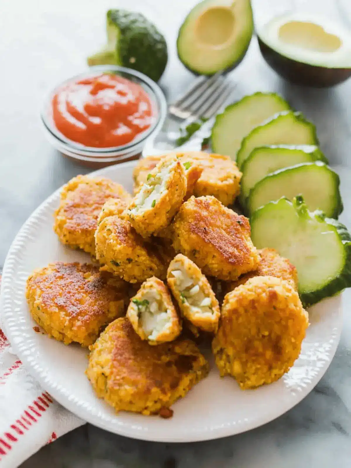 Chickpea Vegetable Nuggets