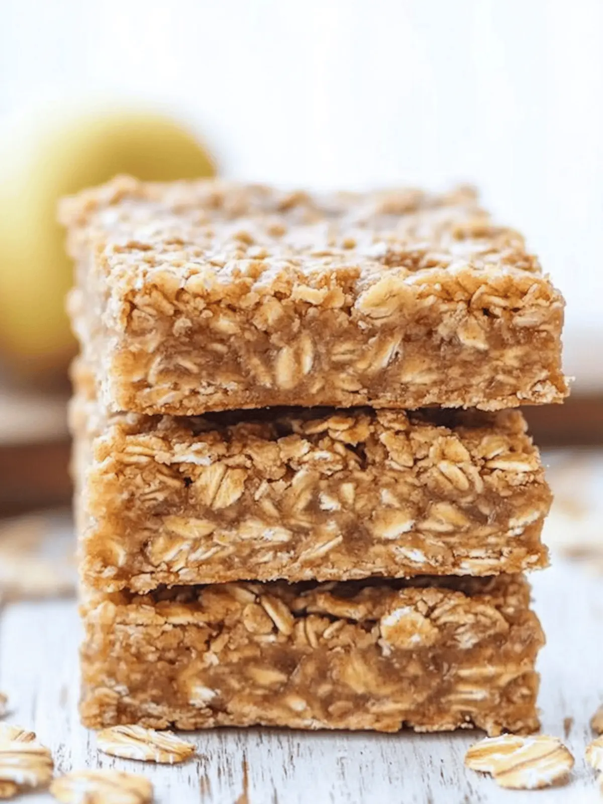 3 Ingredient Apple Oatmeal Bars