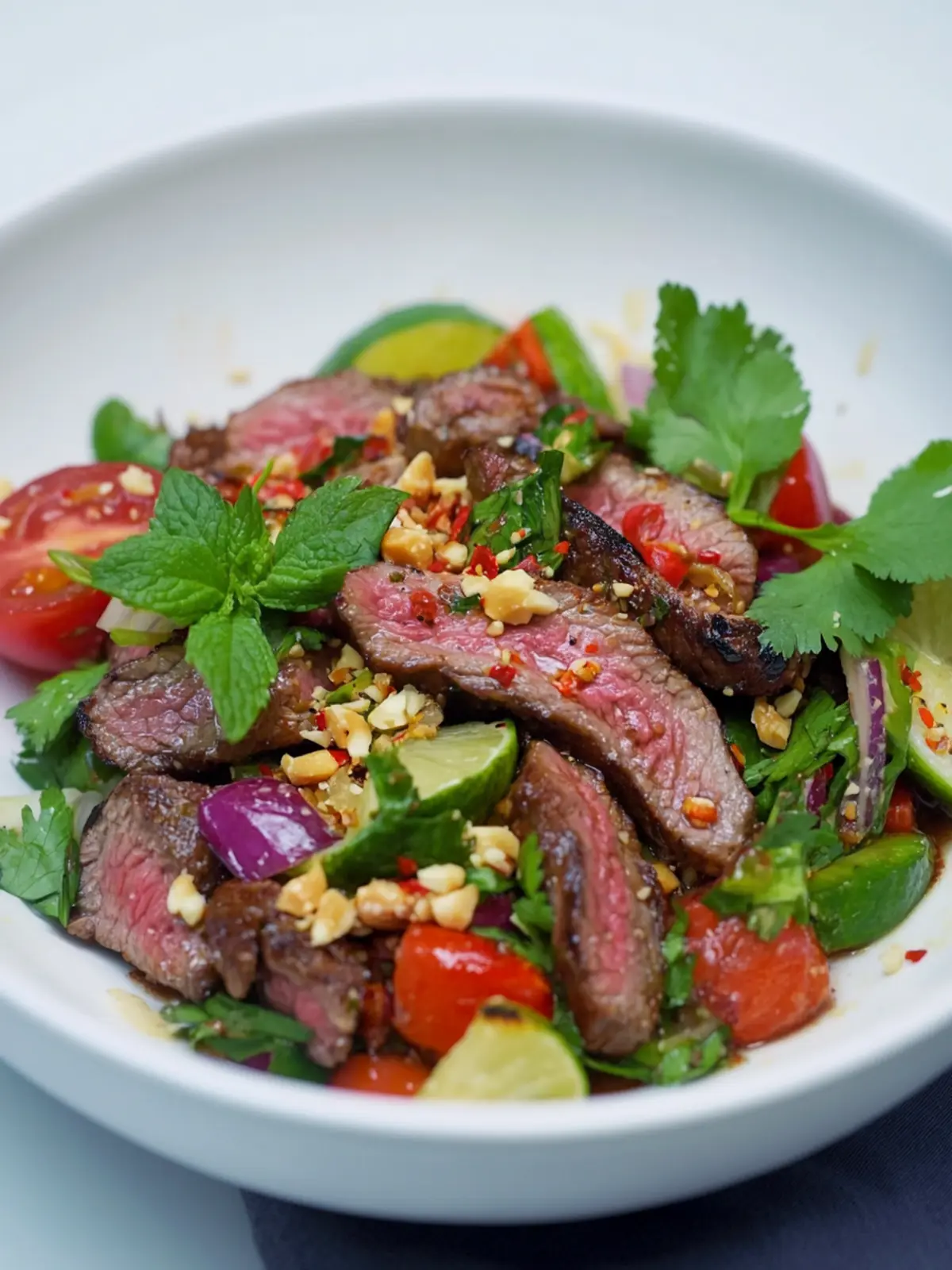 Delicious Thai beef salad