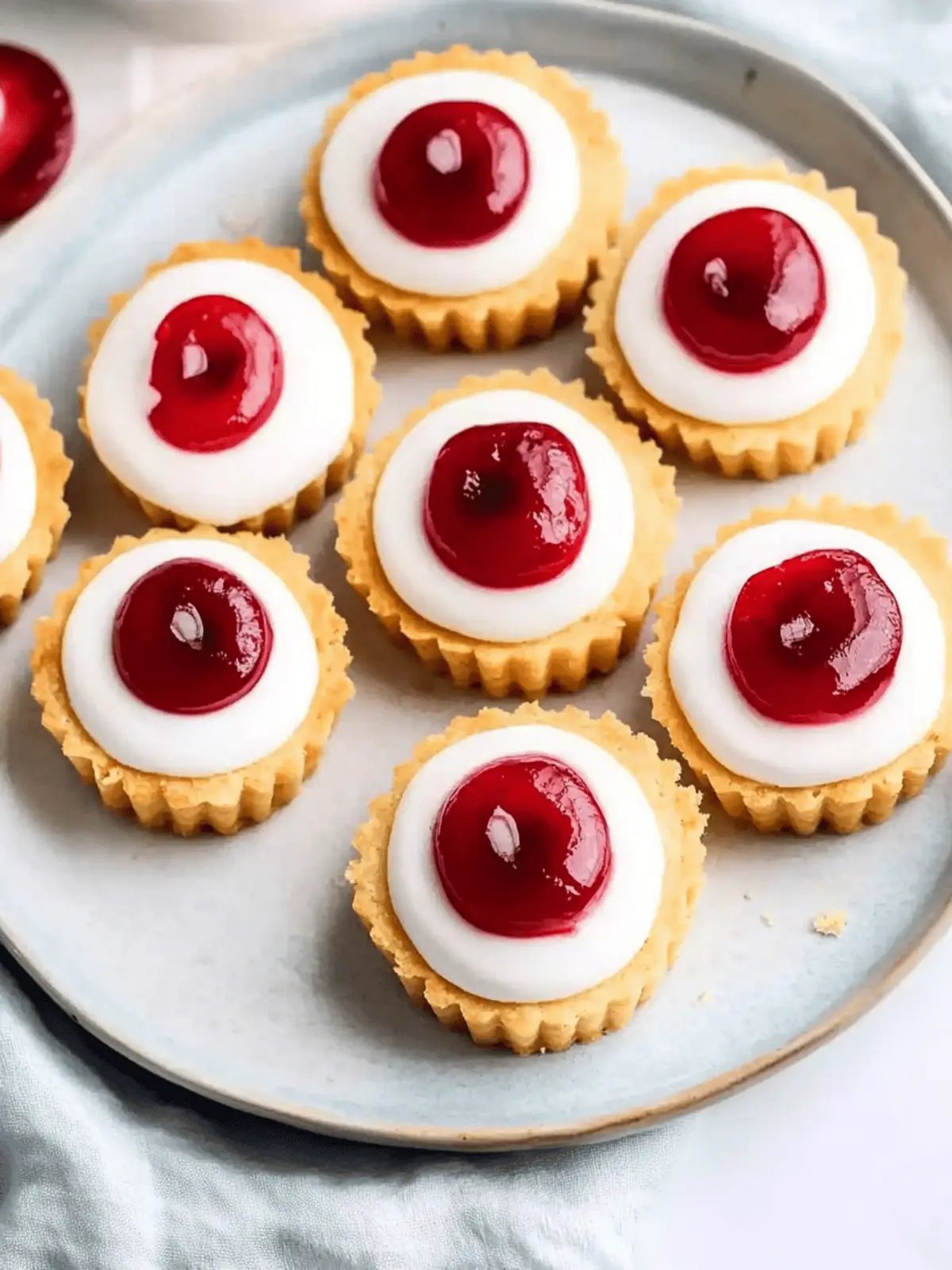 Delicious Mini Cherry Bakewell Tartlets You ll Fall in Love With 3 Mini Cherry Bakewell Tartlets