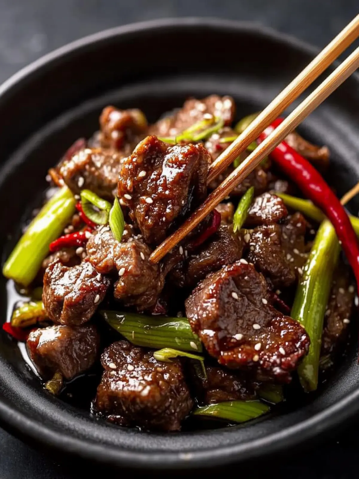 Chinese Lamb, Cumin & Leek Stir-fry