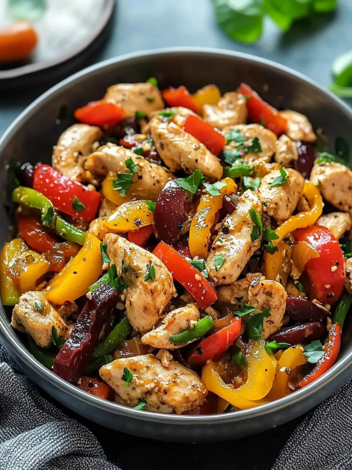 Mediterranean Chicken Stir Fry