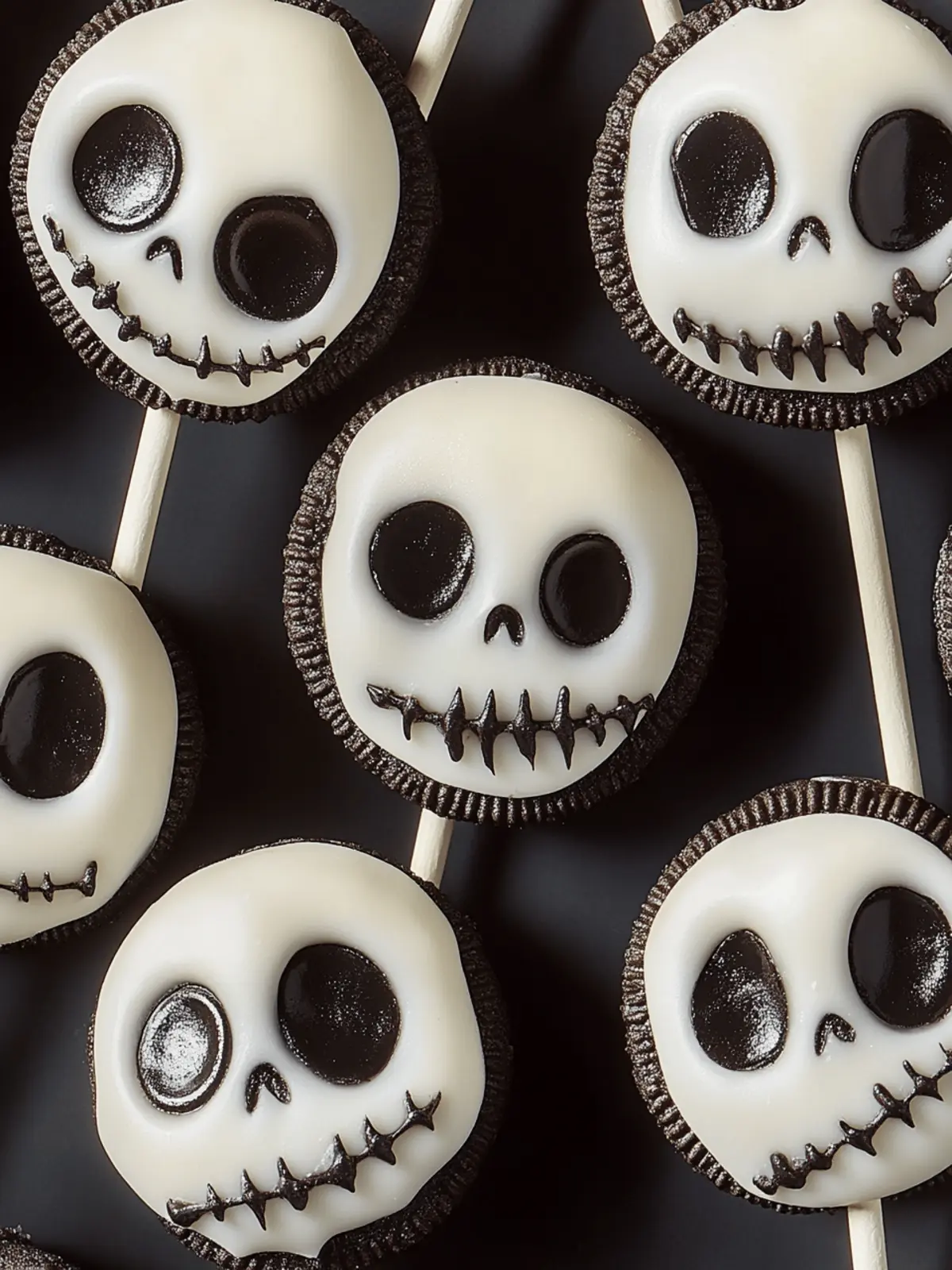 Jack Skellington Oreo Pops