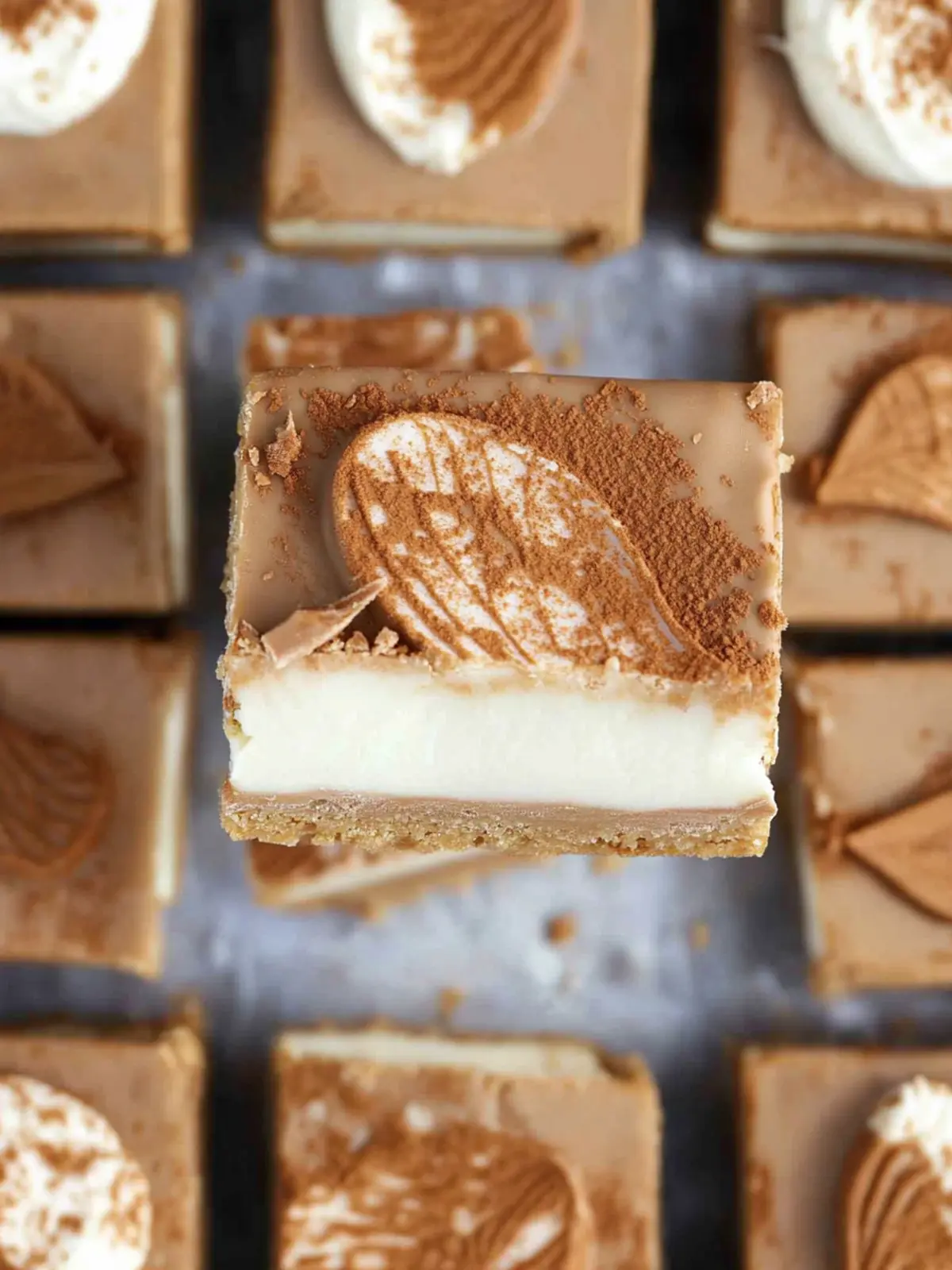 Biscoff Millionaires Shortbread With White Chocolate