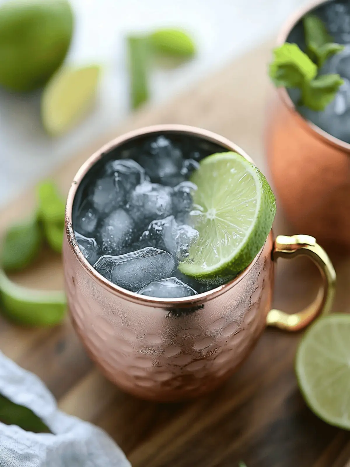 Non-Alcoholic Moscow Mule (Ginger Beer Mocktail)