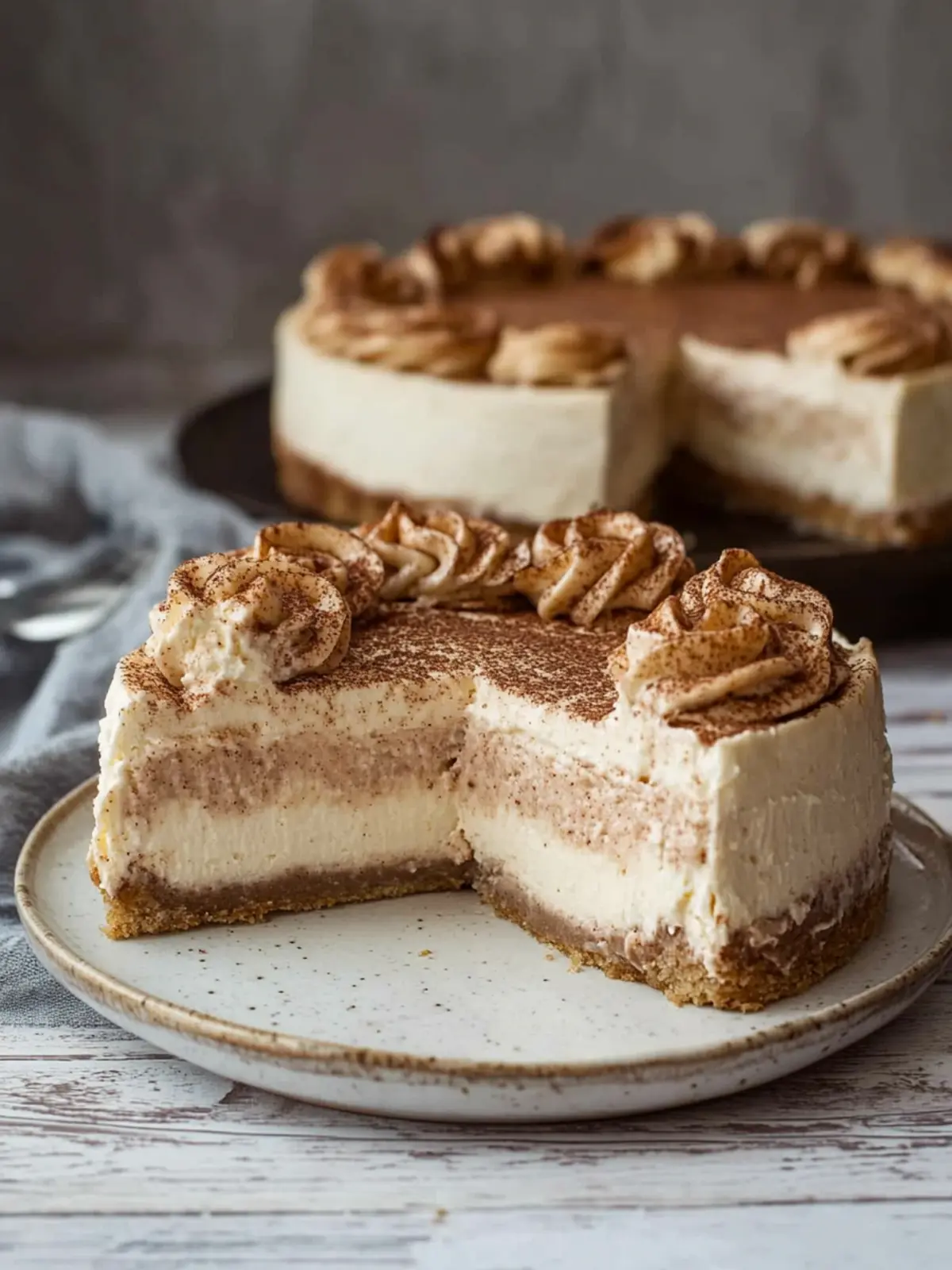 Cinnamon Bun Cheesecake