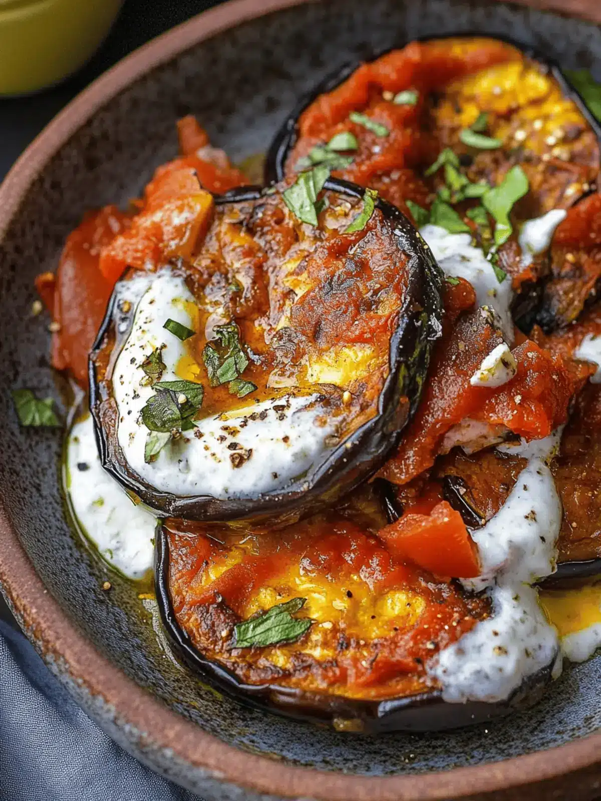 Borani Banjan Recipe (Vegan Afghan Eggplant)