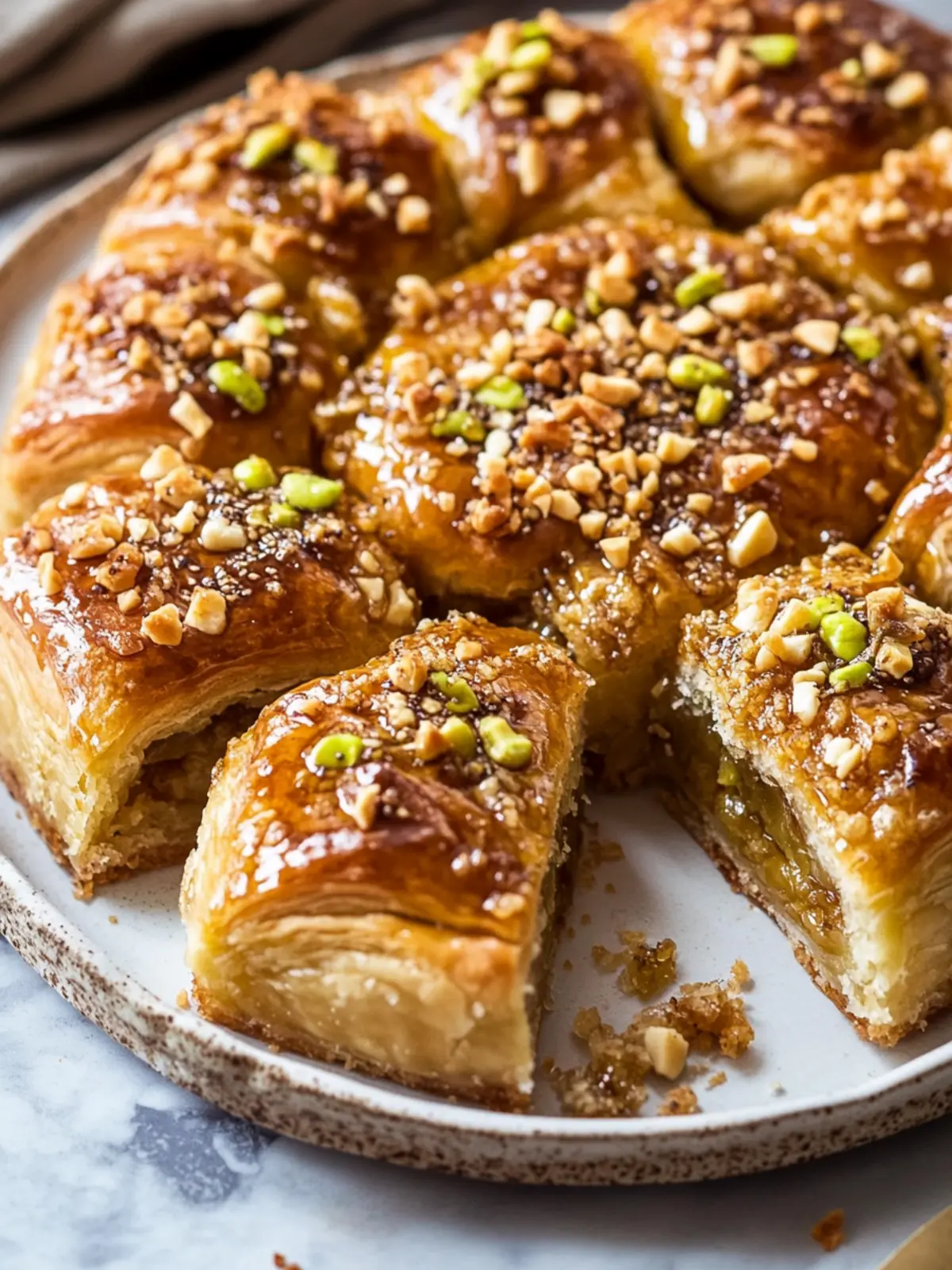 Baklava Sticky Buns