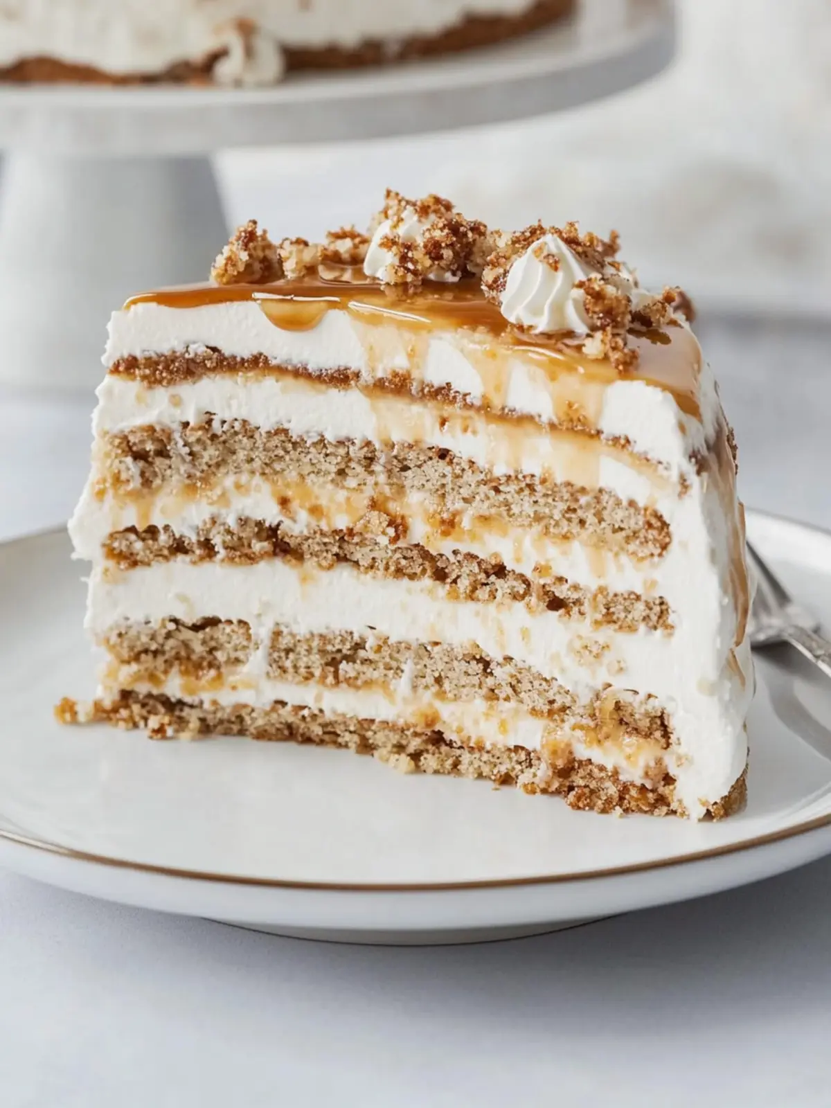 Caramel Crunch Cake