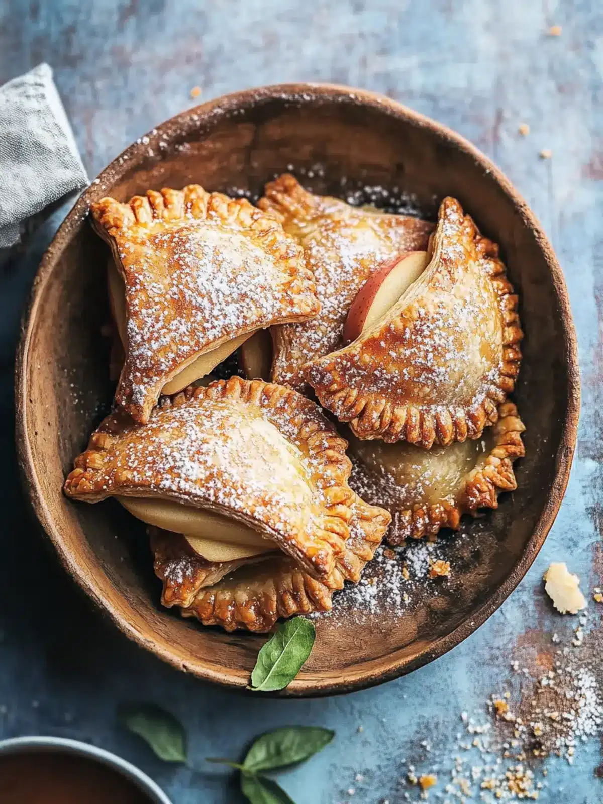 apple and caramel hand pies