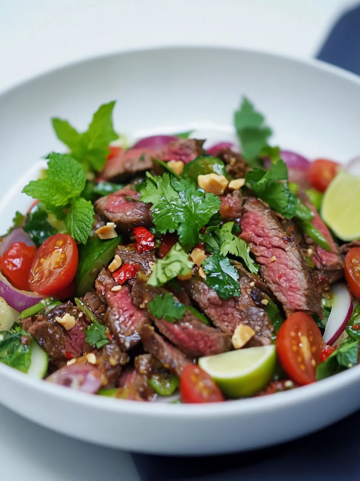 Delicious Thai beef salad