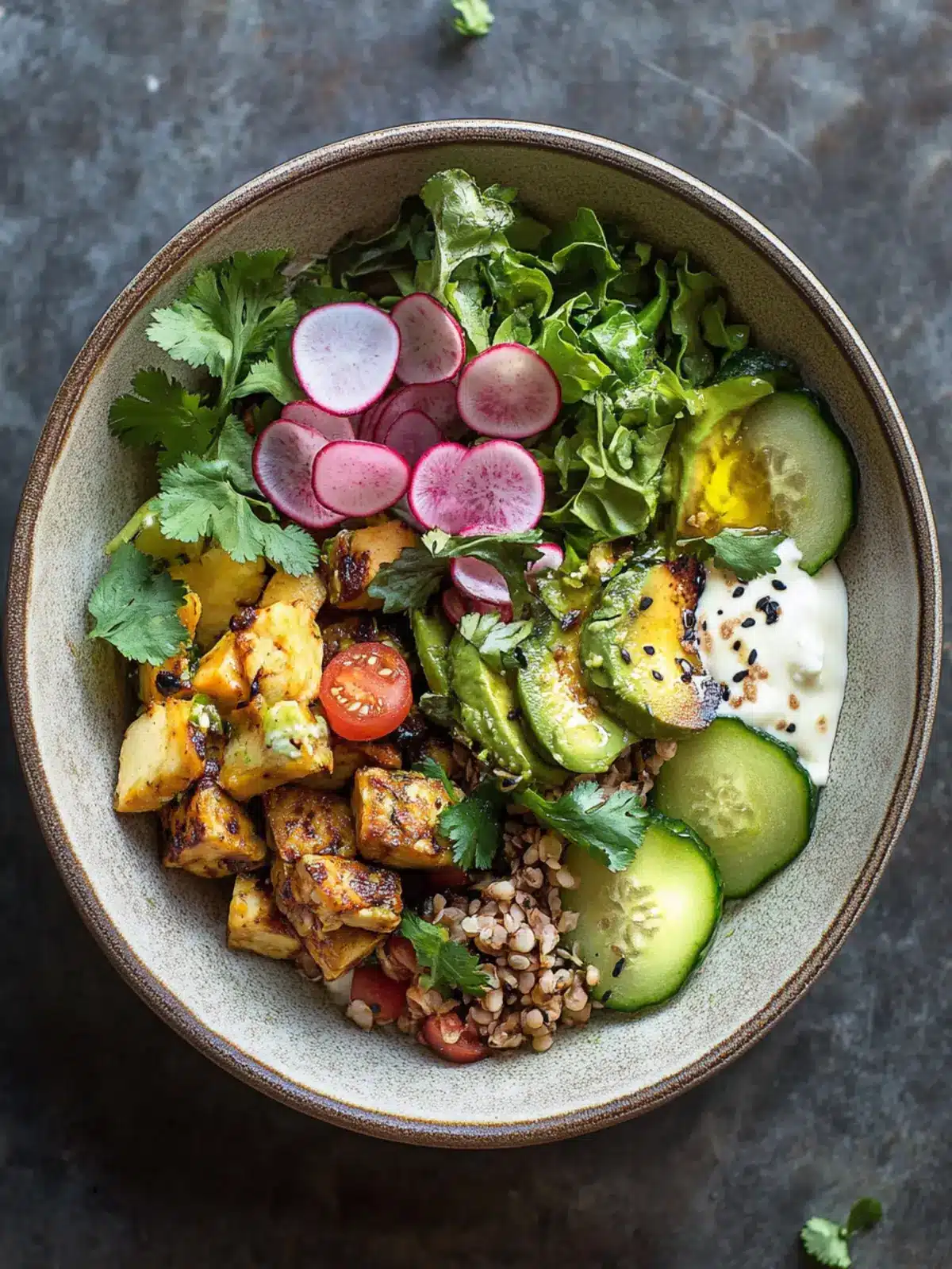 Garden Tempeh Bowl