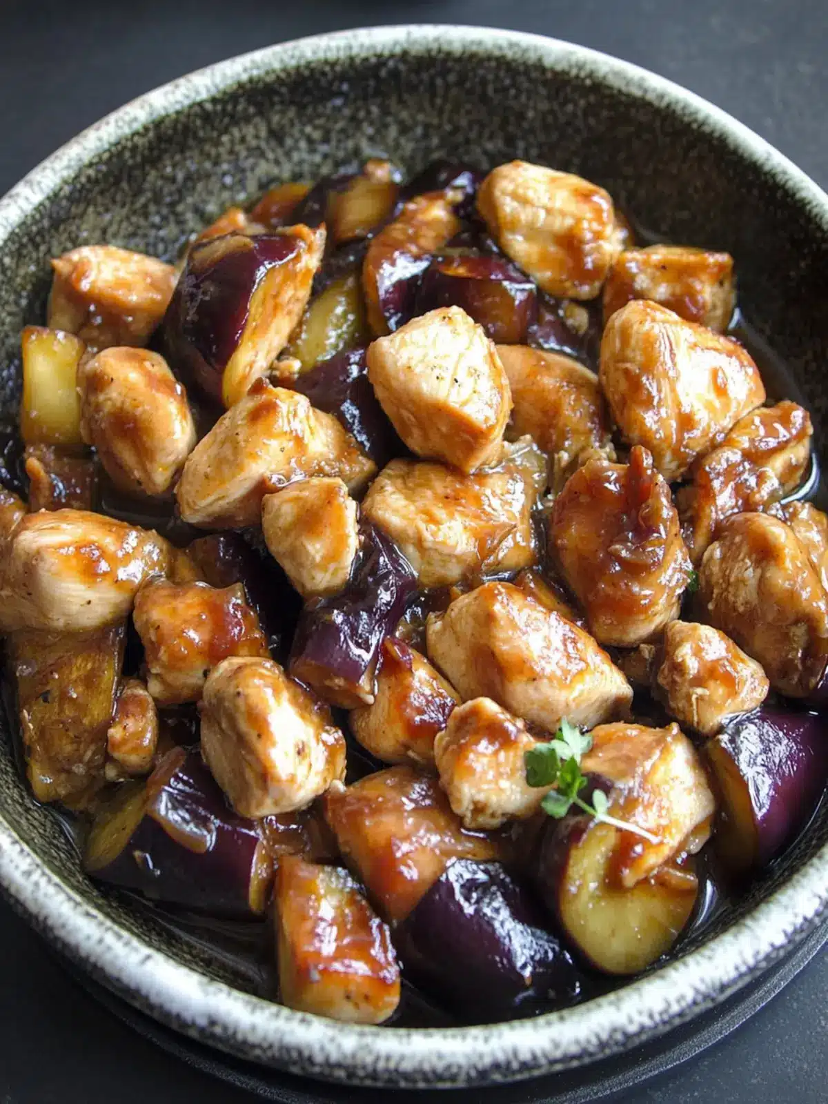 Scrumptious Chicken & Eggplant