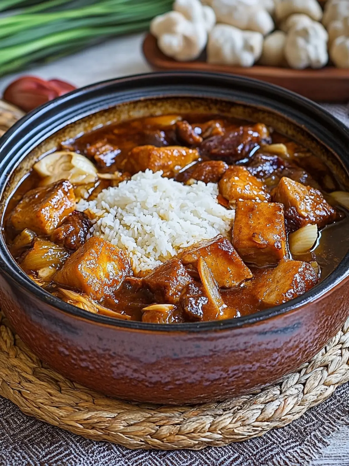Kecap Manis-Braised Pork