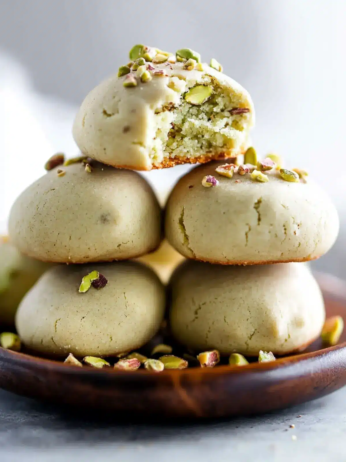 Pistachio Drop Cookies