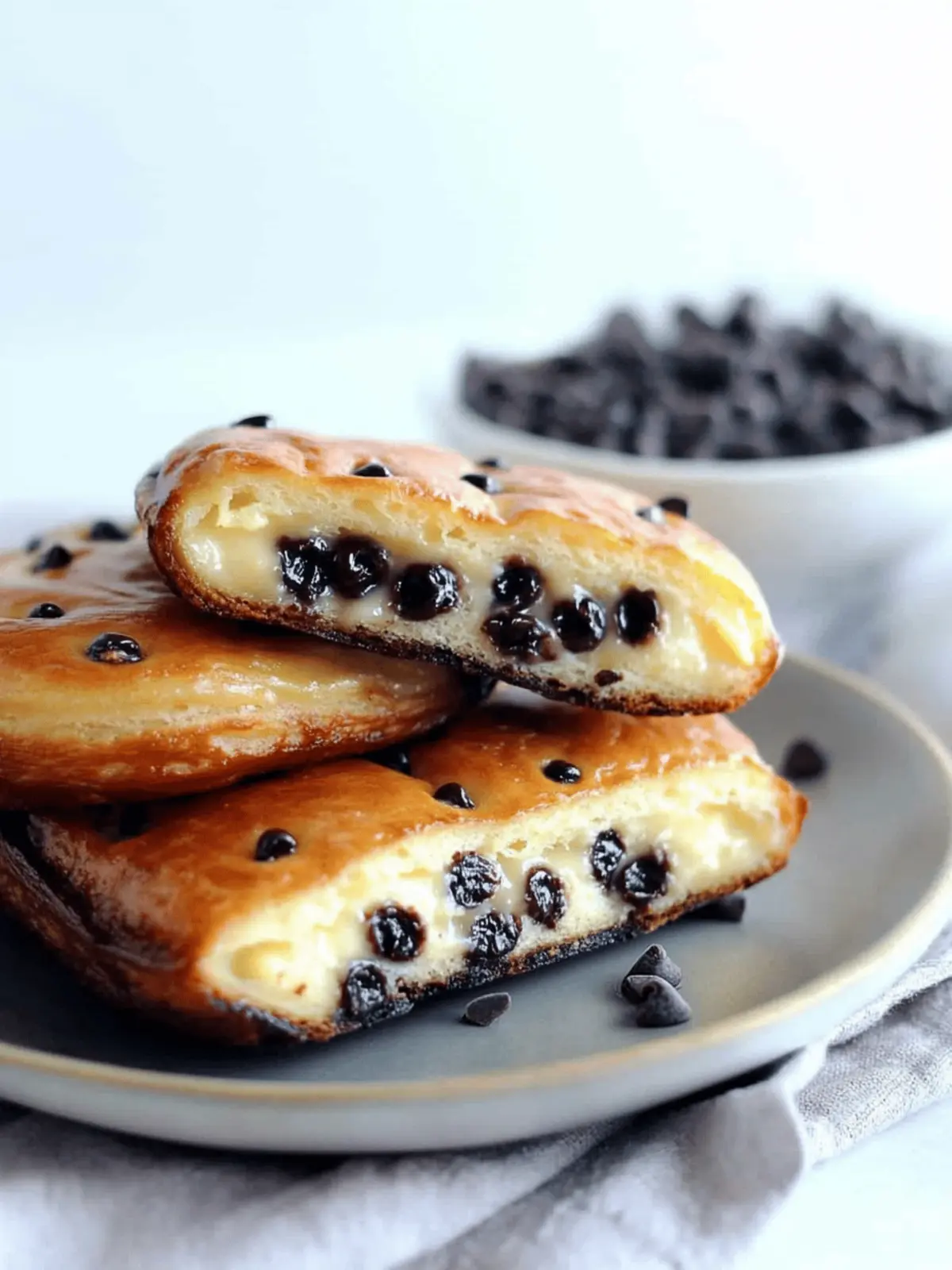 Indulge in Chocolate Chip Vanilla Custard Brioches Today 2 Chocolate Chip Vanilla Custard Brioches