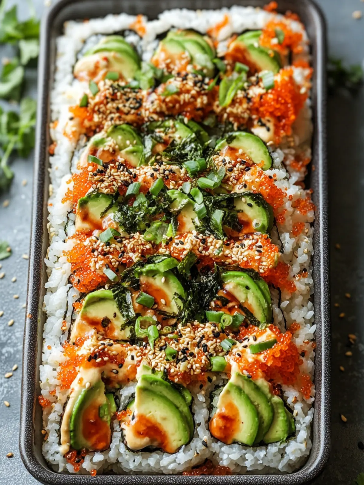 Vegan Sushi Bake