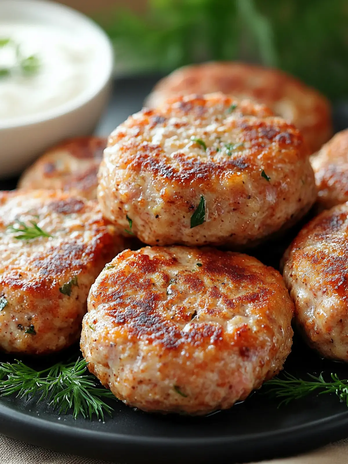 Savory Turkey Breakfast Sausage Patties