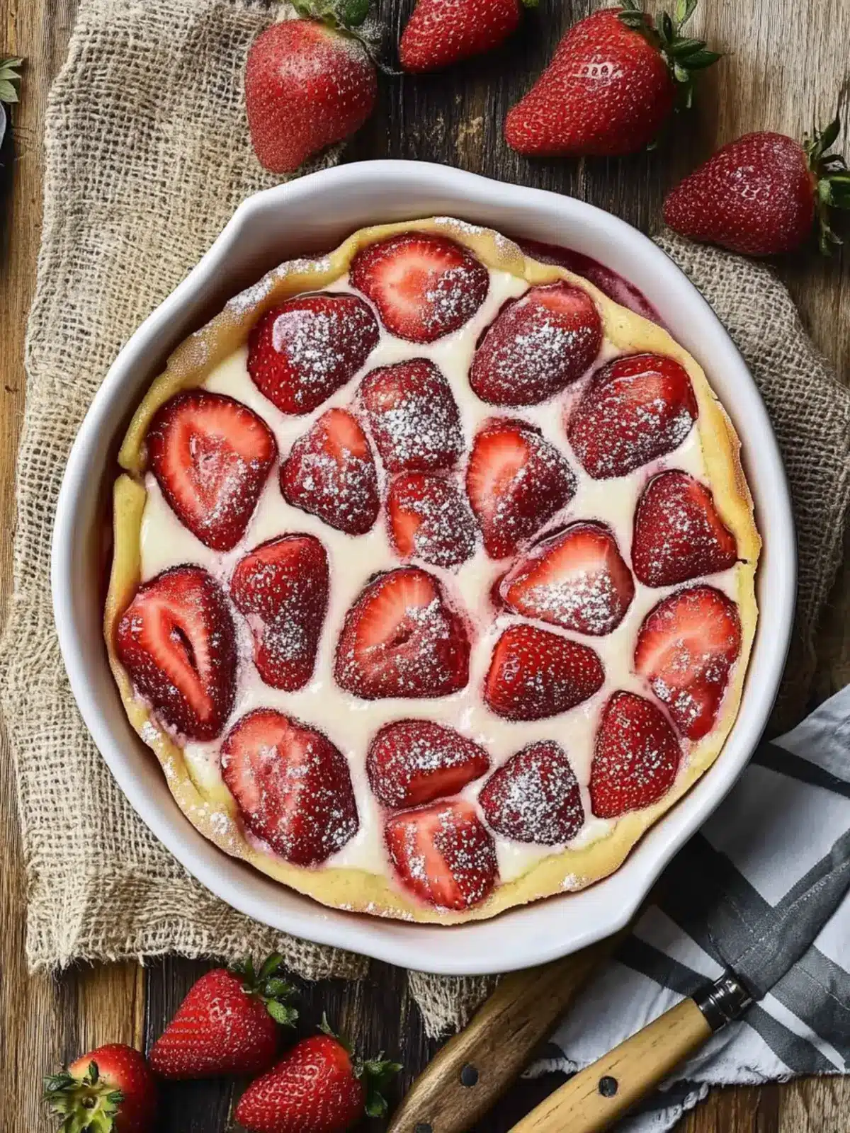 Strawberry Flaugnarde