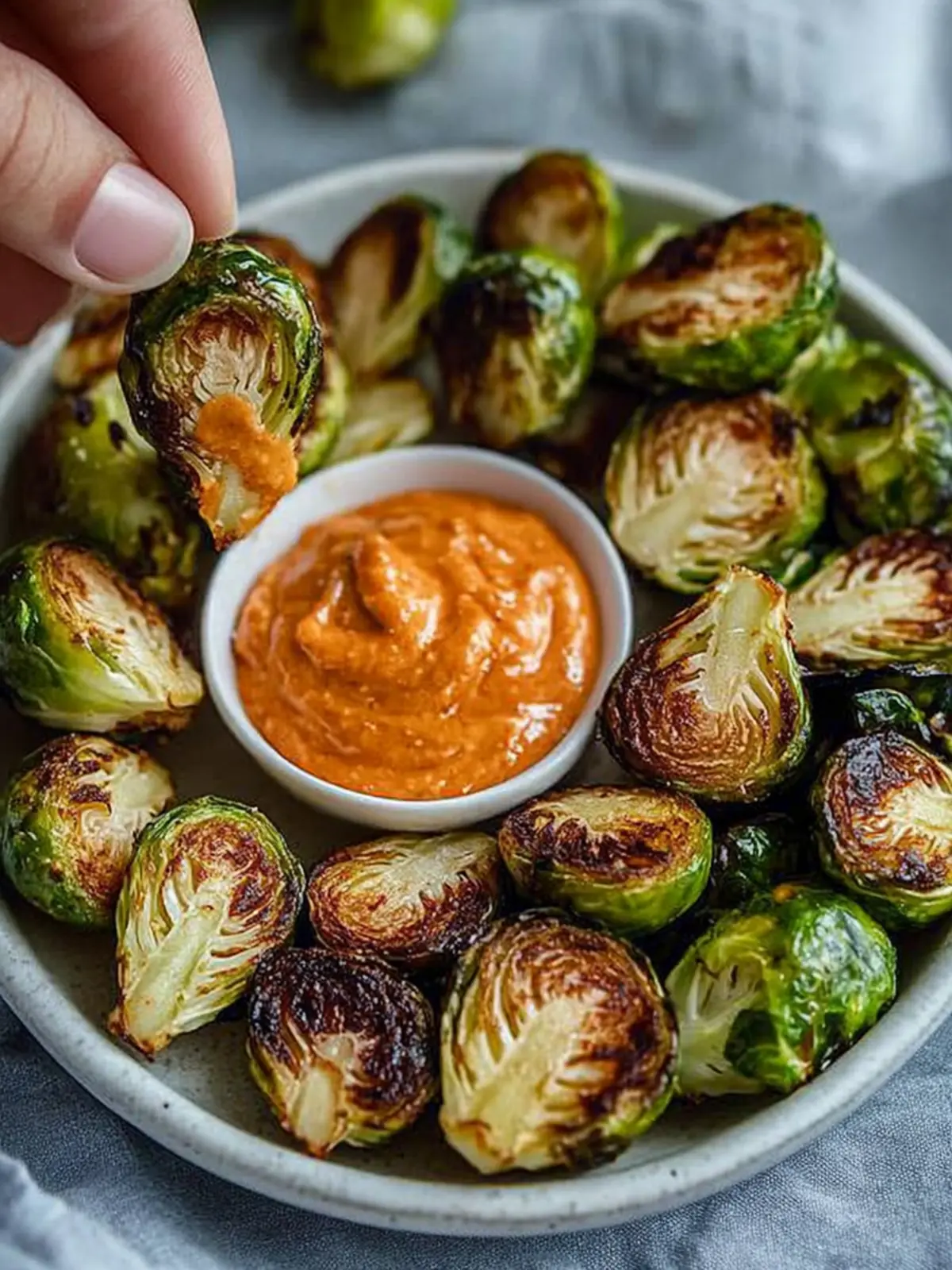 Crispy Sesame Brussels Sprouts & Sriracha Aioli You'll Love 4 Crispy Sesame Brussels Sprouts & Sriracha Aioli
