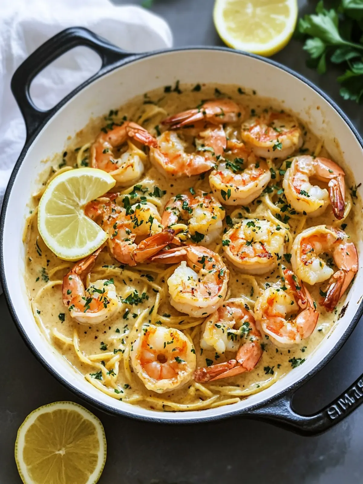 Creamy Shrimp Scampi