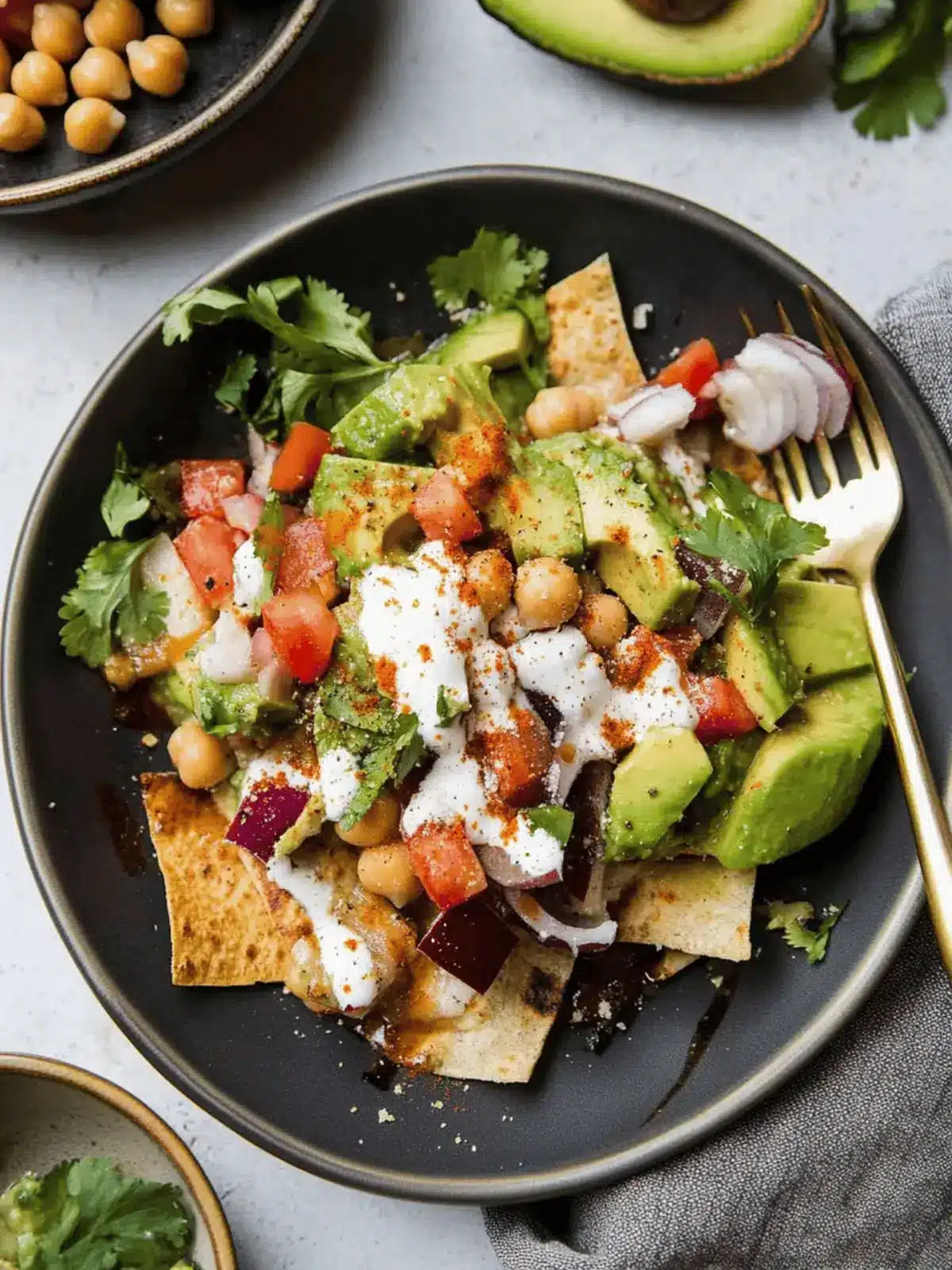 Avocado Chickpea Chaat: A Zesty 15-Minute Delight 2 Avocado Chickpea Chaat