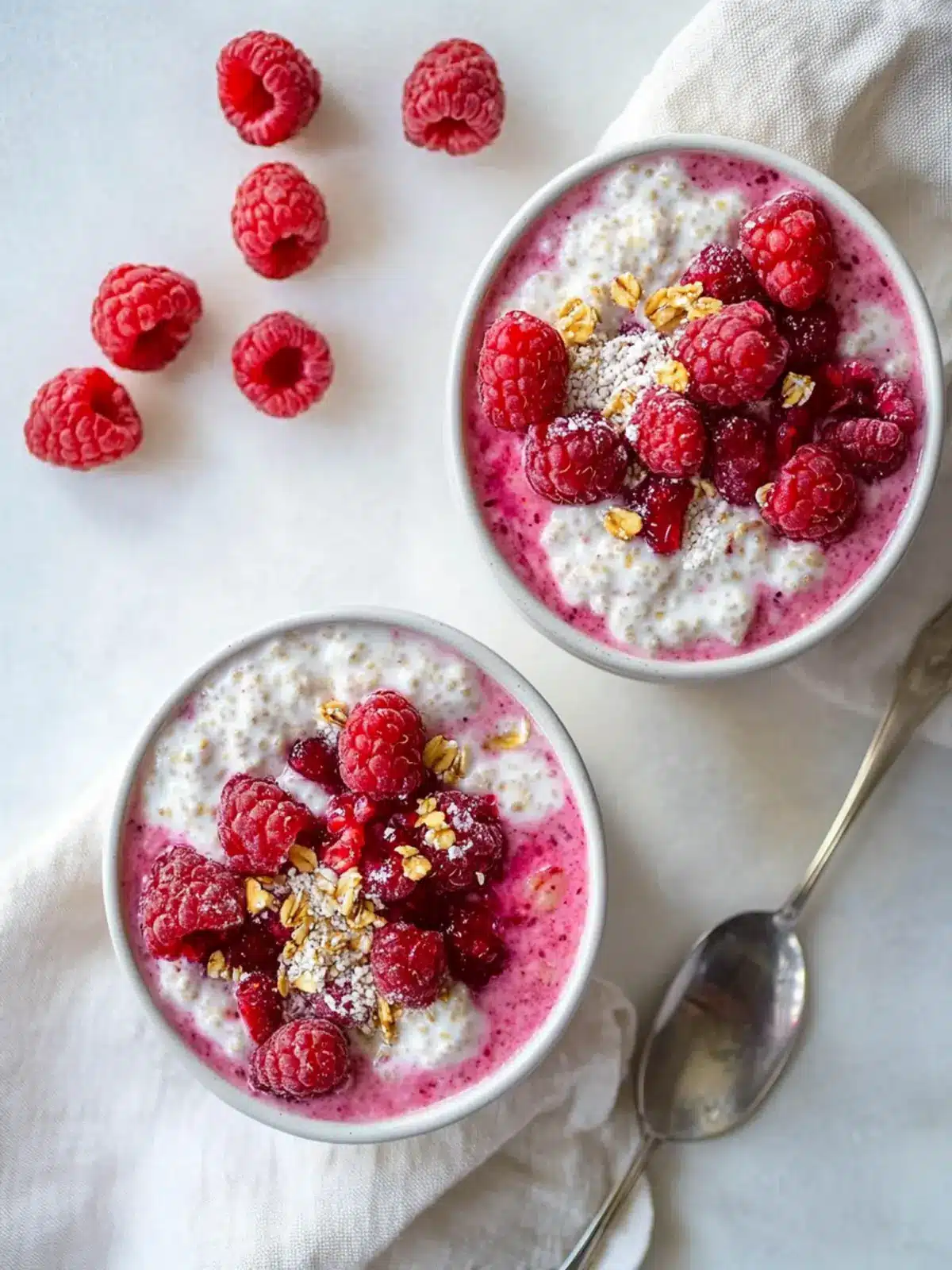 Energizing Raspberry Kefir Overnight Oats for a Fresh Start 3 Raspberry Kefir Overnight Oats