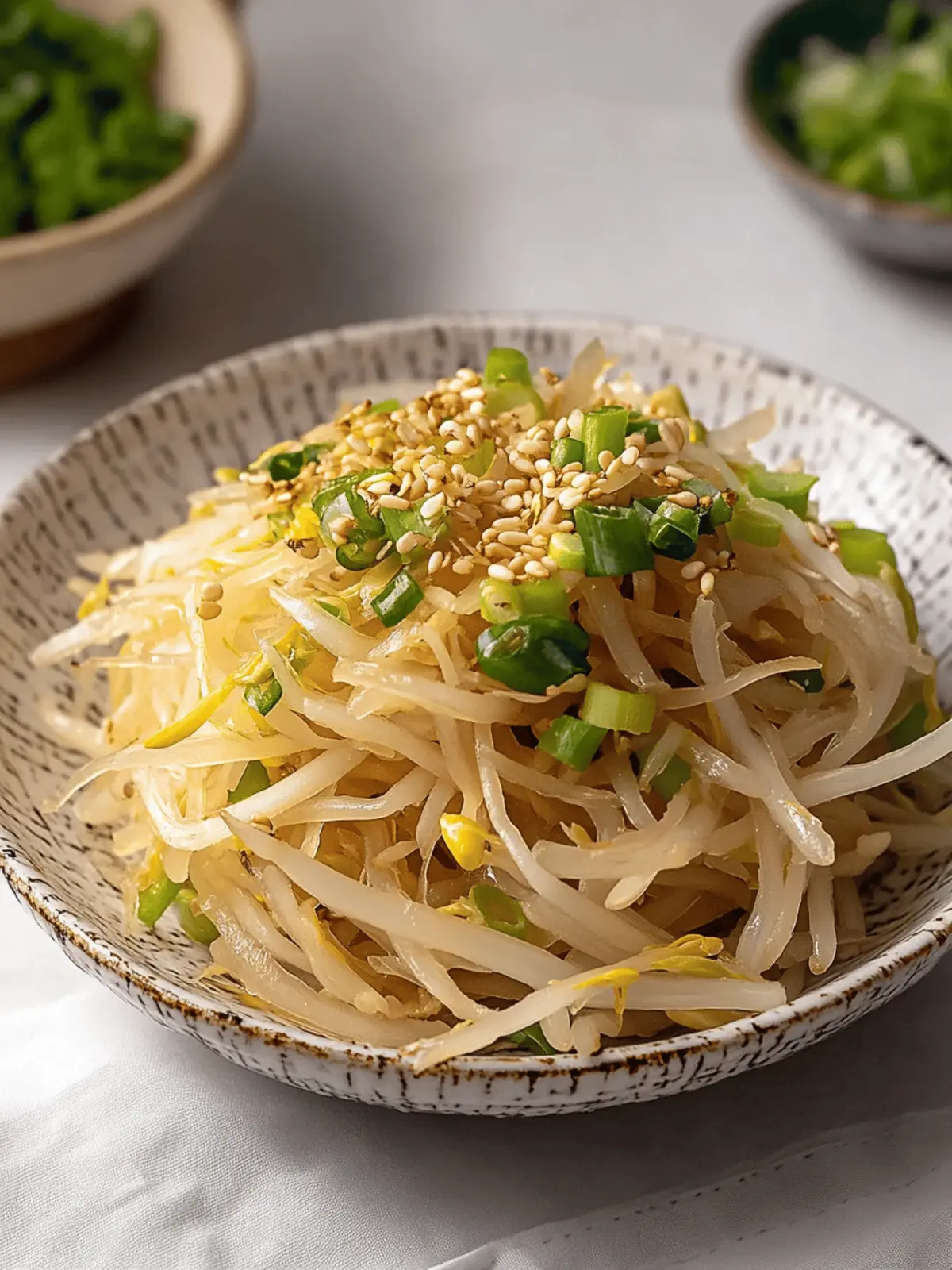 Korean Bean Sprout Salad (Kongnamul Muchim)