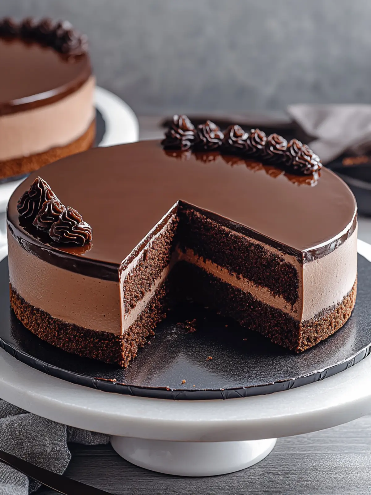 Chocolate Mousse Cake