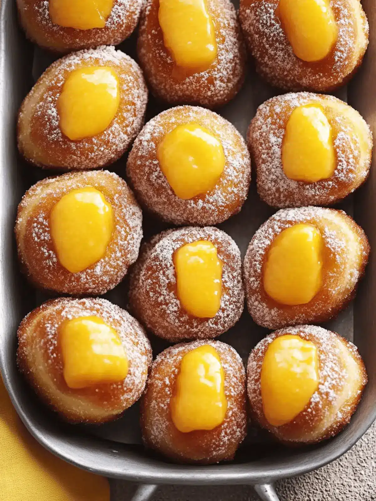 Mango Brioche Donuts