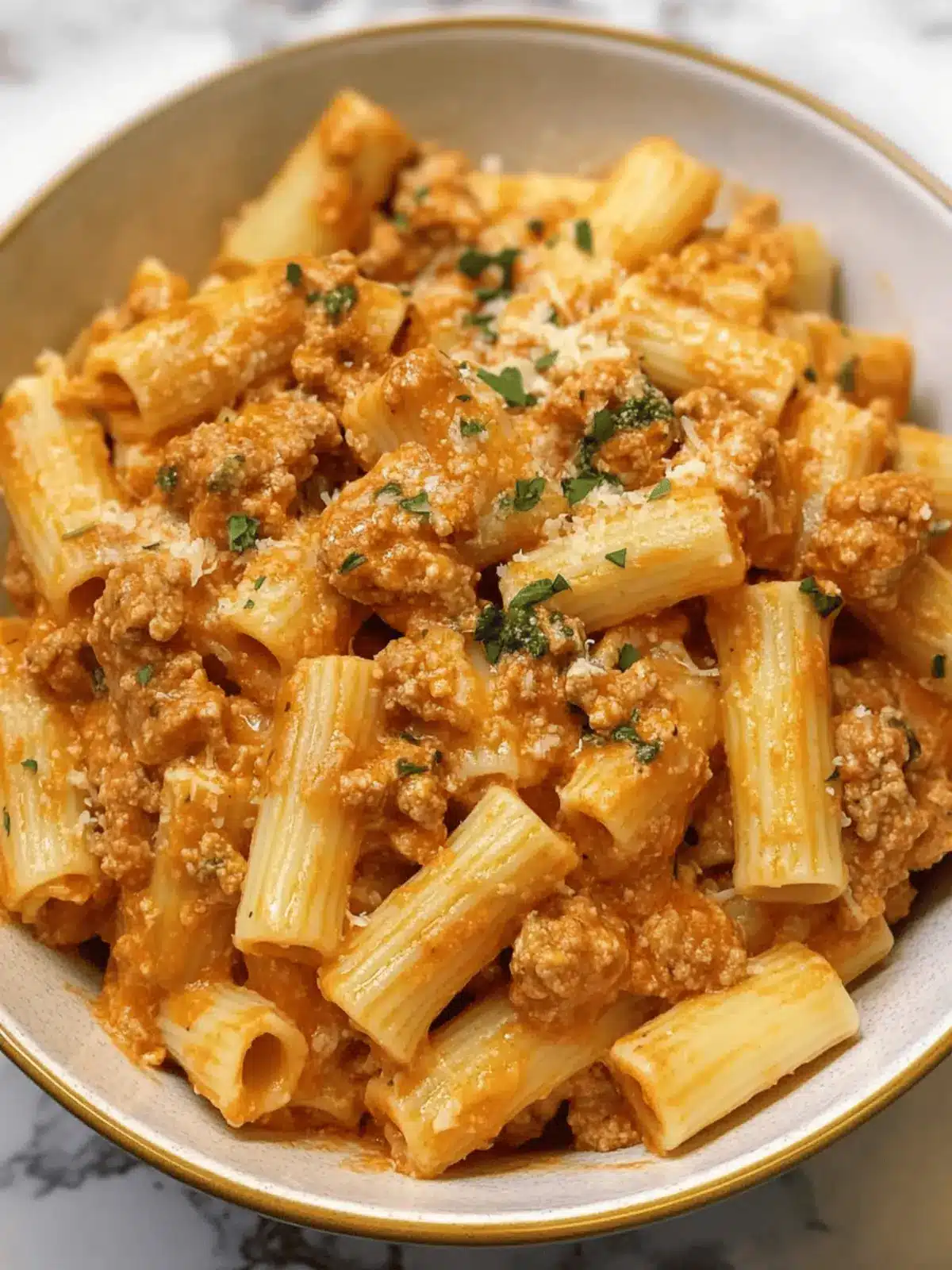 Creamy Rigatoni with Boursin Cheese for Effortless Weeknight Comfort 3 Creamy Rigatoni with Boursin Cheese