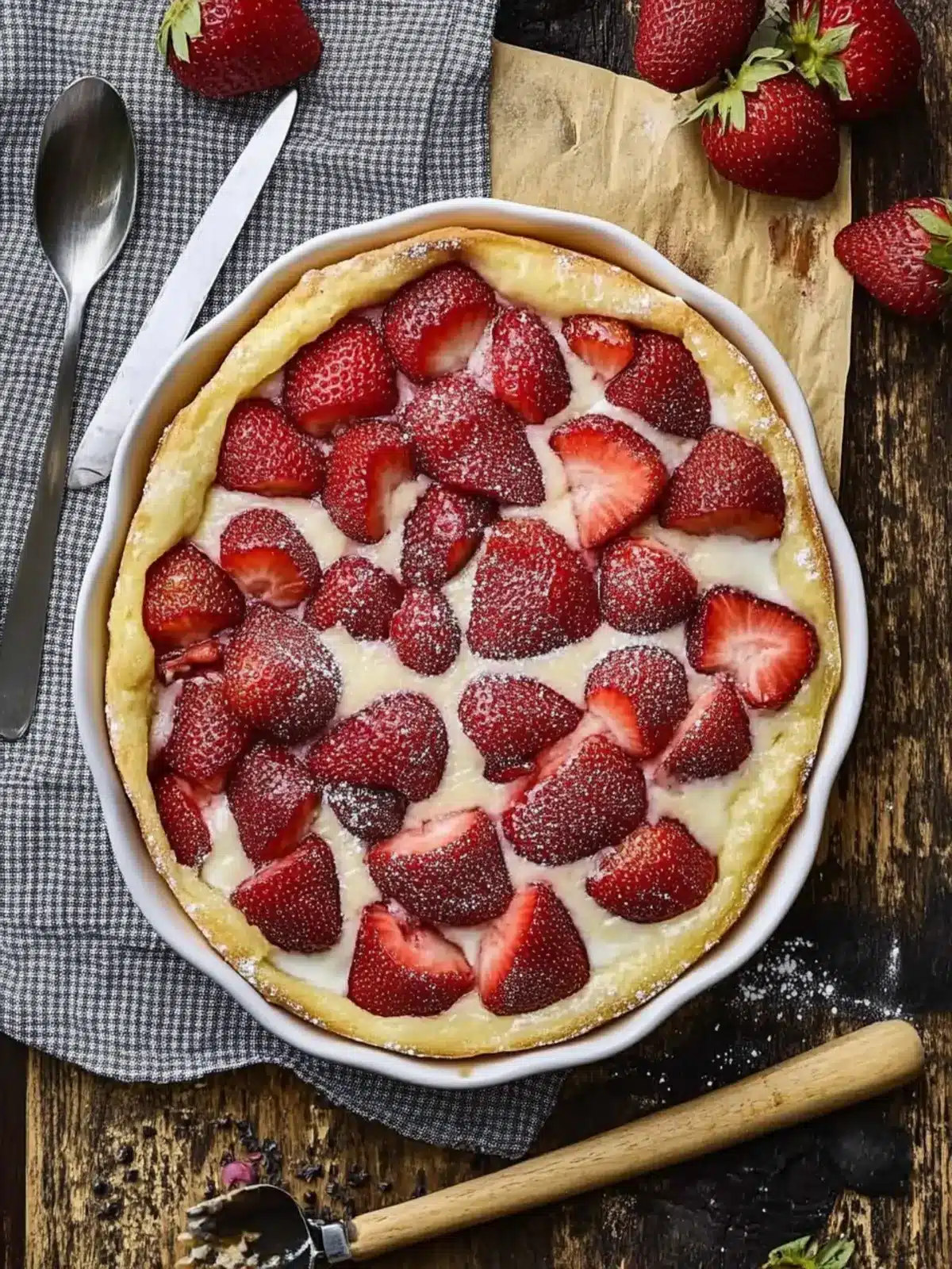 Strawberry Flaugnarde