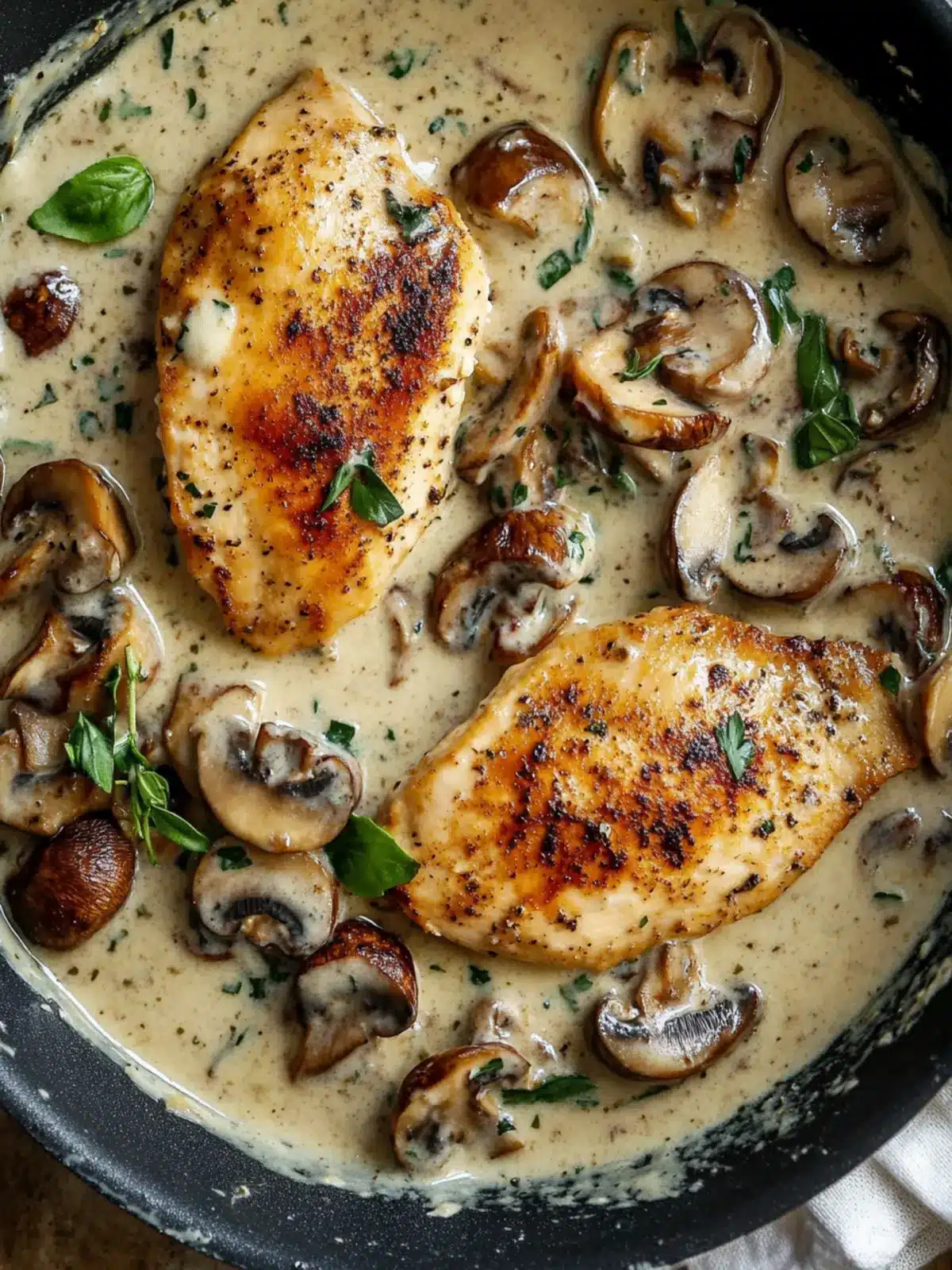 Creamy Mushroom Chicken