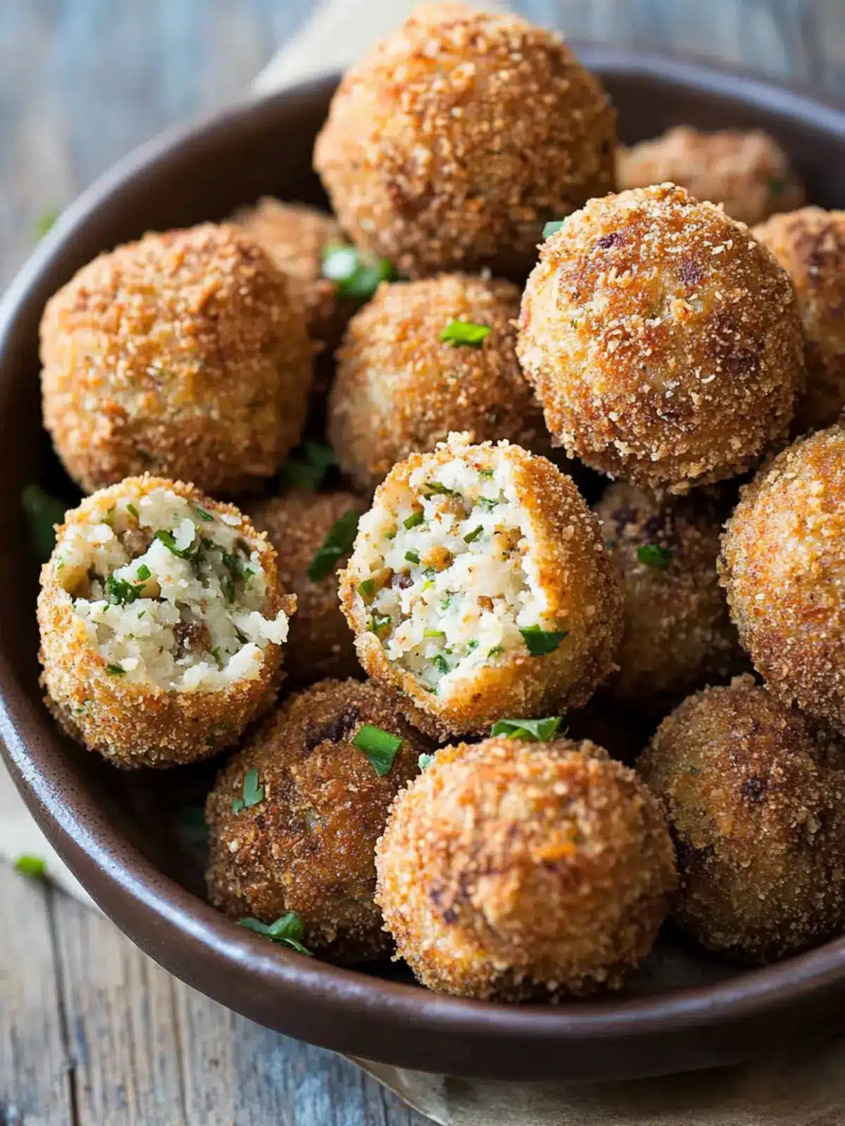 Crispy Fried Boudin Balls