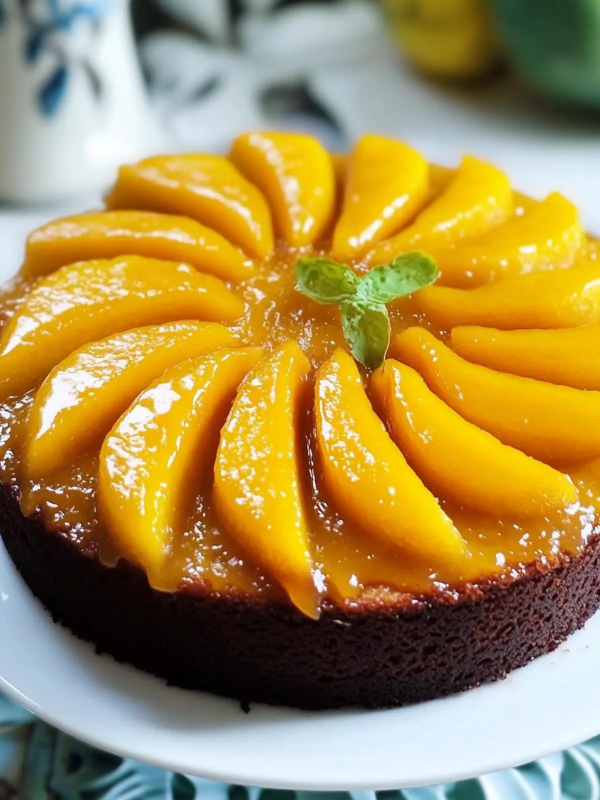 Mango Upside Cake